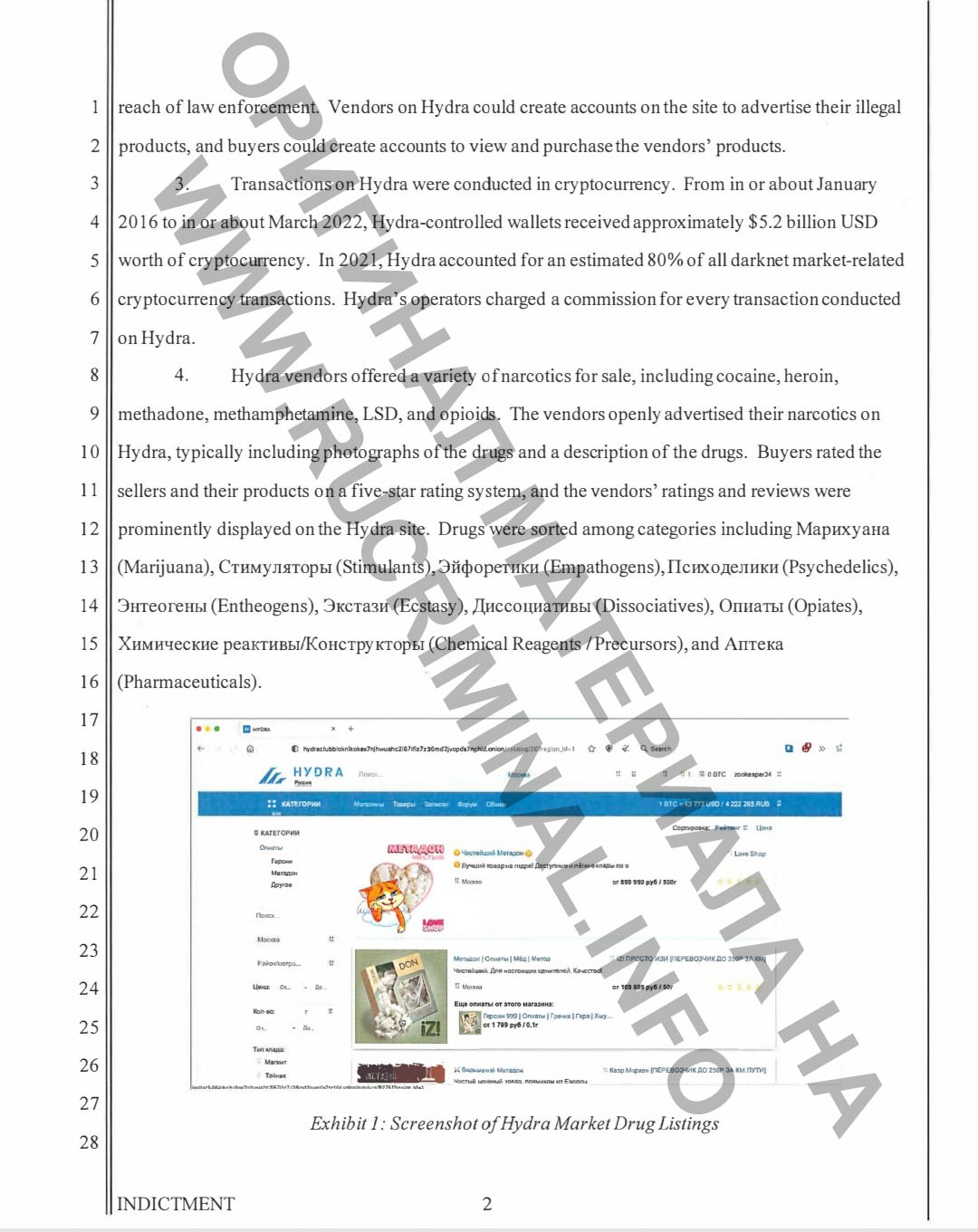 Список сайтов даркнета